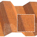 Perforated Corten Western Rib