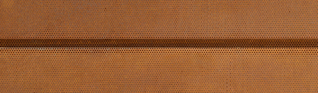 perforated corten western reveal horizontal 1.0 perforated corten western reveal 1.0