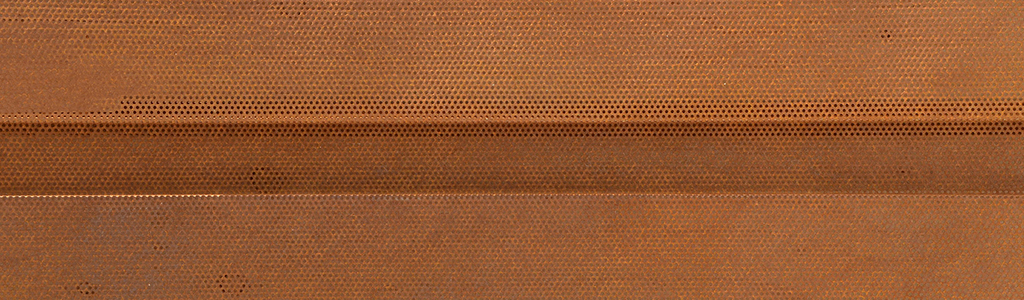 perforated corten western reveal horizontal 3.0 perforated corten western reveal 3.0