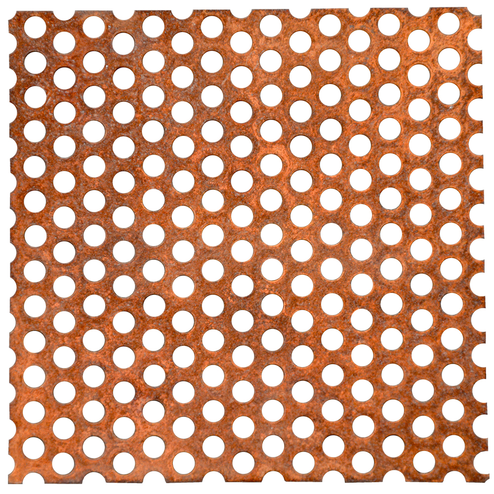 Perforated Corten Flat Sheets 16 Gauge Perforated Corten Flat Sheets 16 Gauge