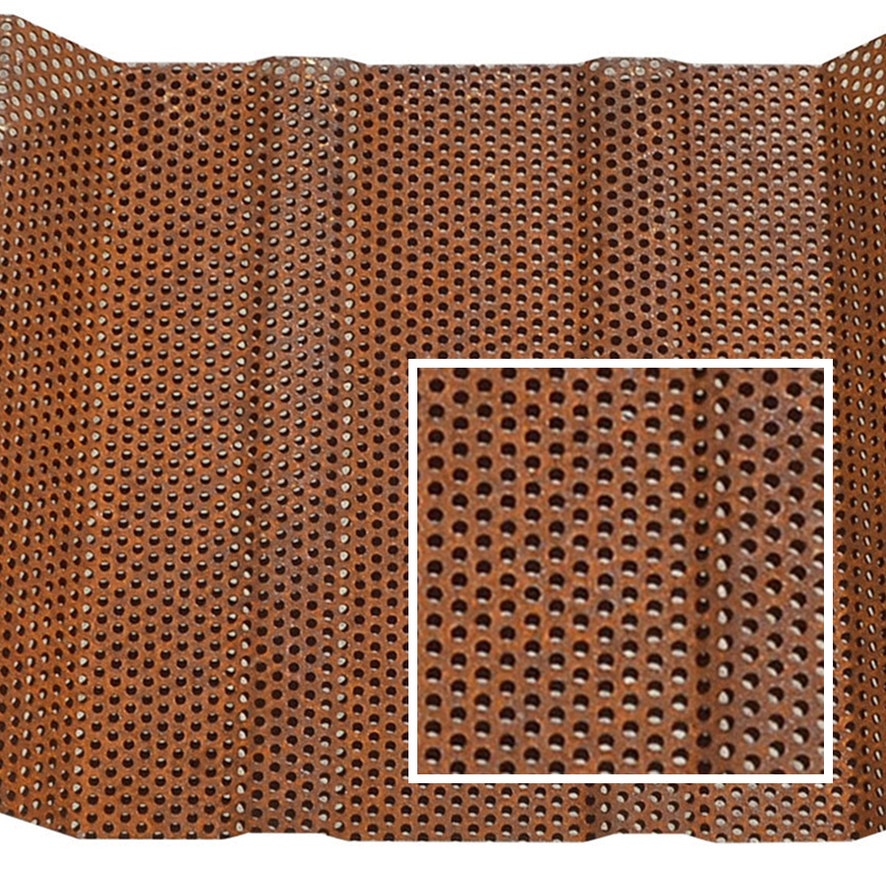 Perforated Corten R Panel